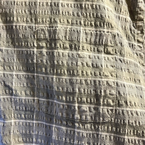 VAN Heusen Dress Shirt Gray Sz L - Picture 3 of 7